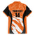 Custom Netherlands Darts Family Matching Off The Shoulder Long Sleeve Dress and Hawaiian Shirt Come On Holland