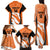 Custom Netherlands Darts Family Matching Tank Maxi Dress and Hawaiian Shirt Come On Holland