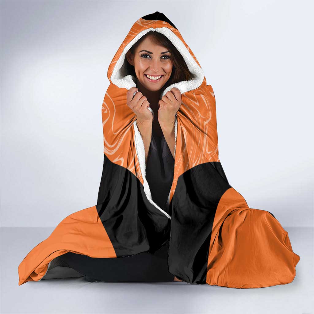 Custom Netherlands Darts Hooded Blanket Come On Holland
