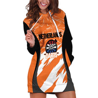 Custom Netherlands Darts Hoodie Dress Come On Holland
