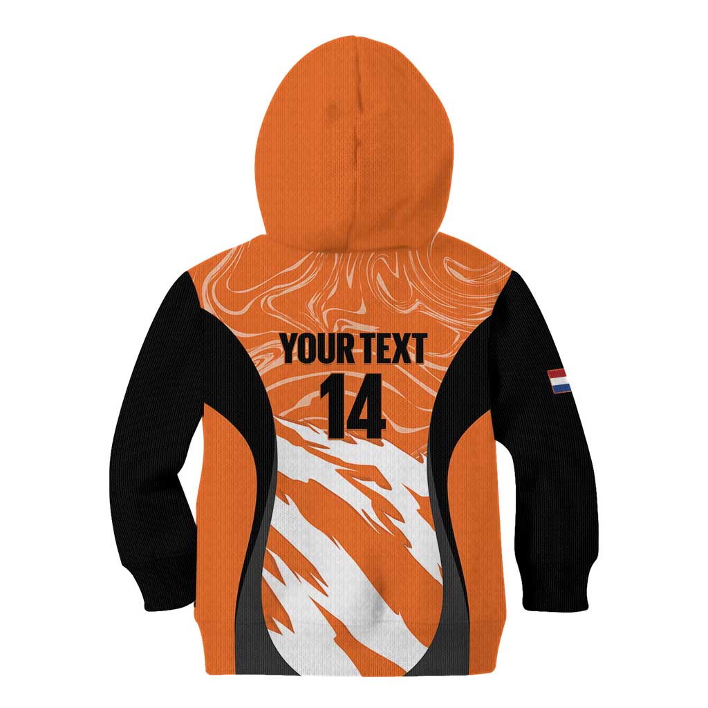 Custom Netherlands Darts Kid Hoodie Come On Holland