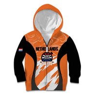 Custom Netherlands Darts Kid Hoodie Come On Holland