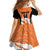 Custom Netherlands Darts Kid Short Sleeve Dress Come On Holland