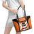 Custom Netherlands Darts Leather Tote Bag Come On Holland