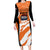 Custom Netherlands Darts Long Sleeve Bodycon Dress Come On Holland