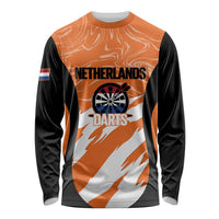Custom Netherlands Darts Long Sleeve Shirt Come On Holland