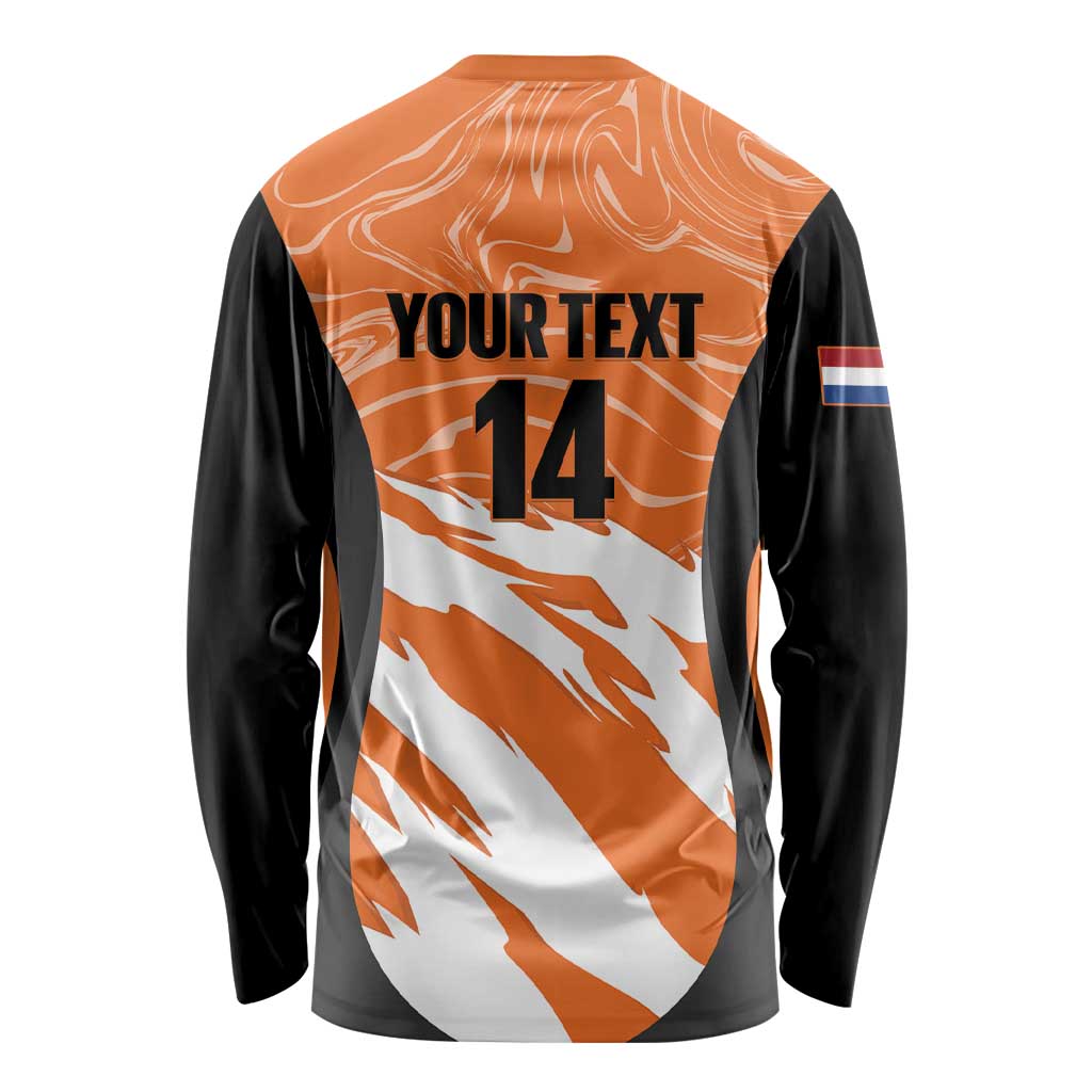 Custom Netherlands Darts Long Sleeve Shirt Come On Holland