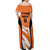 Custom Netherlands Darts Off Shoulder Maxi Dress Come On Holland