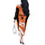 Custom Netherlands Darts Off The Shoulder Long Sleeve Dress Come On Holland