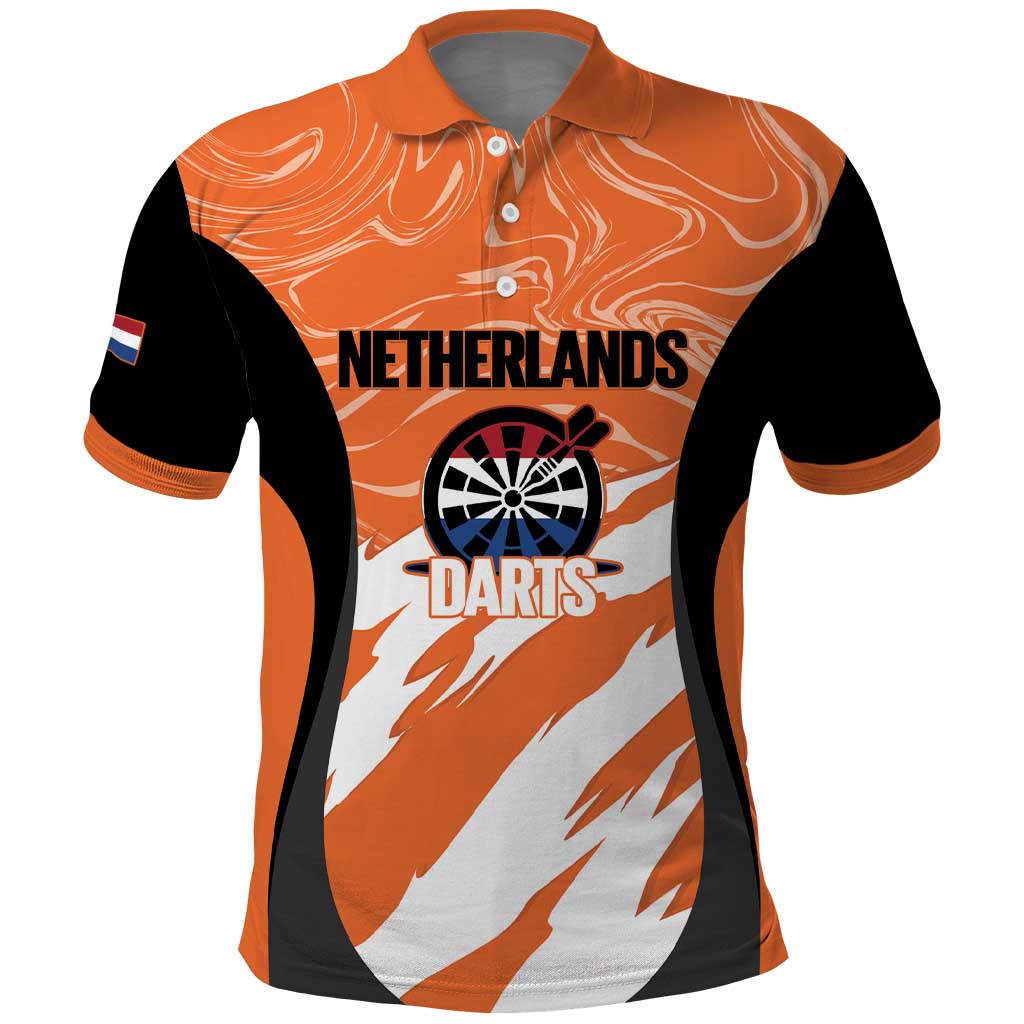 Custom Netherlands Darts Polo Shirt Come On Holland