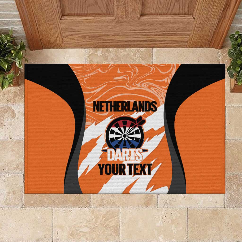 Custom Netherlands Darts Rubber Doormat Come On Holland