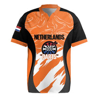 Custom Netherlands Darts Rugby Jersey Come On Holland