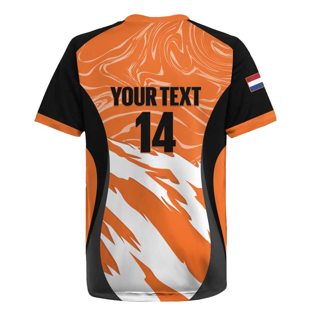 Custom Netherlands Darts Rugby Jersey Come On Holland