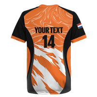 Custom Netherlands Darts Rugby Jersey Come On Holland