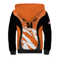 Custom Netherlands Darts Sherpa Hoodie Come On Holland