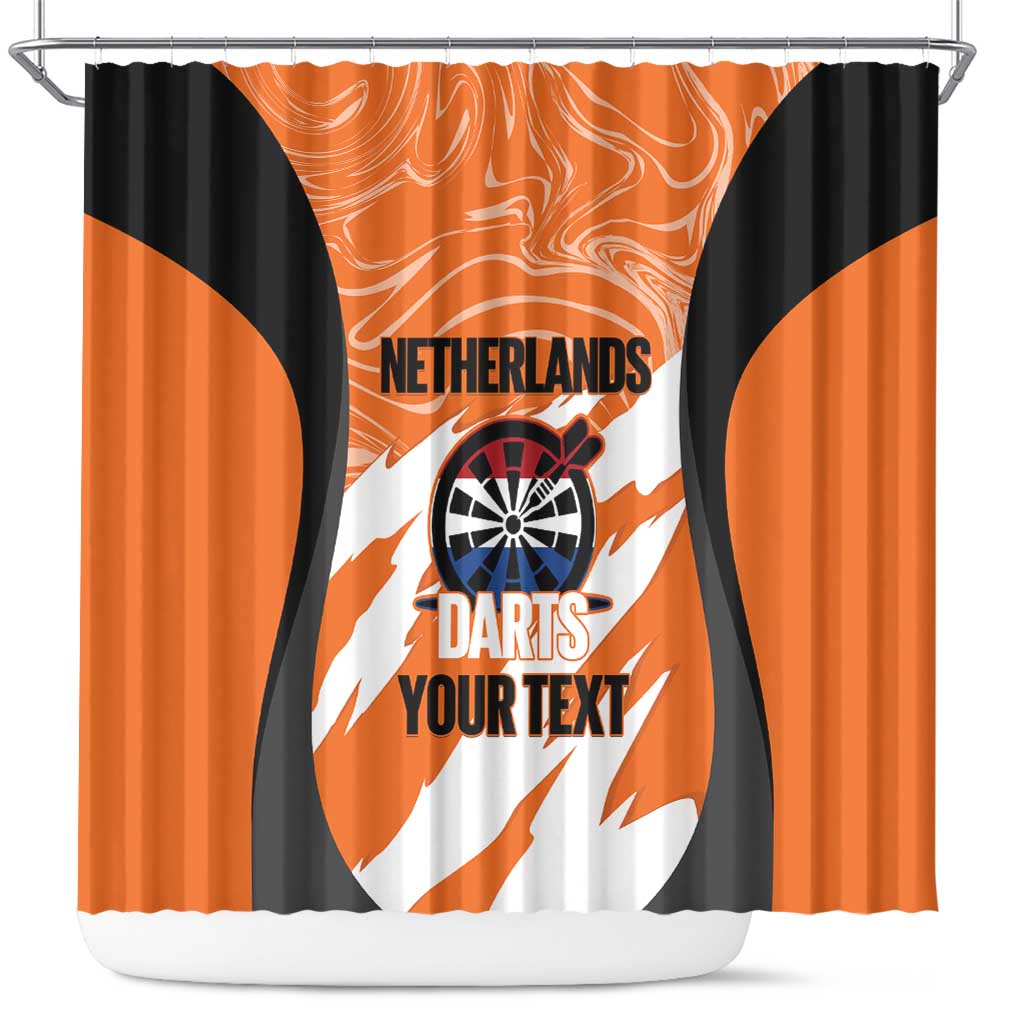 Custom Netherlands Darts Shower Curtain Come On Holland