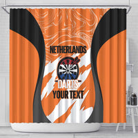 Custom Netherlands Darts Shower Curtain Come On Holland