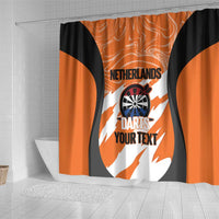 Custom Netherlands Darts Shower Curtain Come On Holland