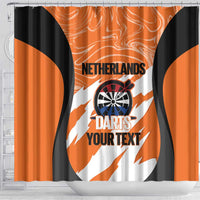 Custom Netherlands Darts Shower Curtain Come On Holland