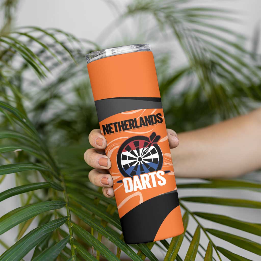 Custom Netherlands Darts Skinny Tumbler Come On Holland
