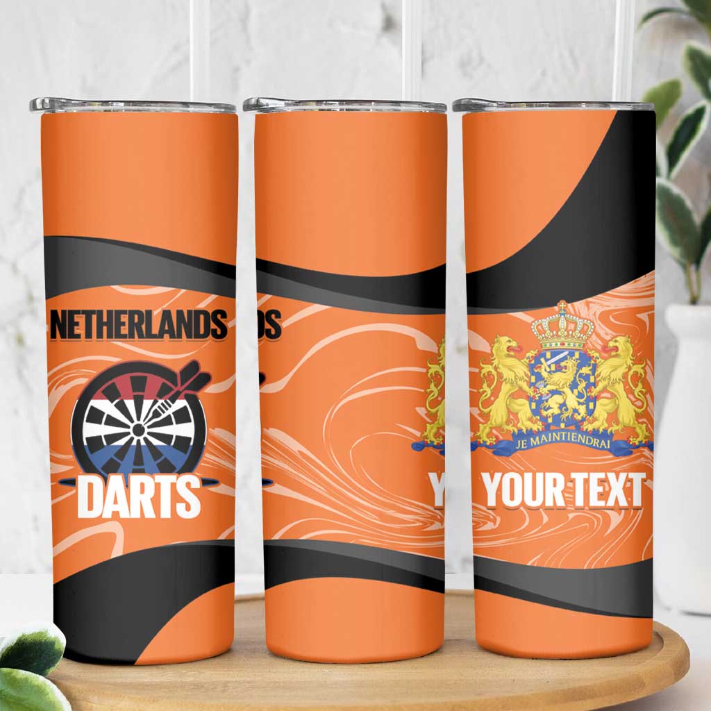 Custom Netherlands Darts Skinny Tumbler Come On Holland