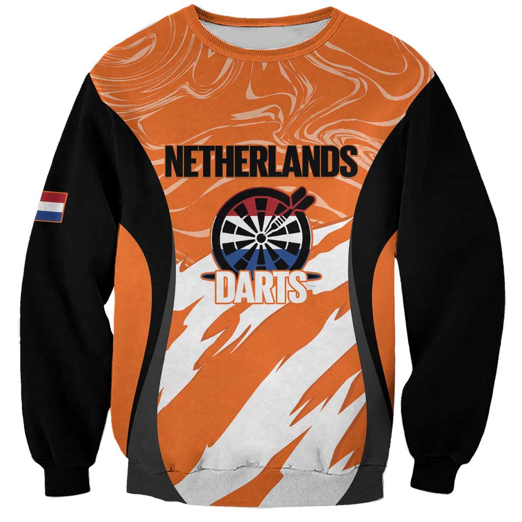 Custom Netherlands Darts Sweatshirt Come On Holland