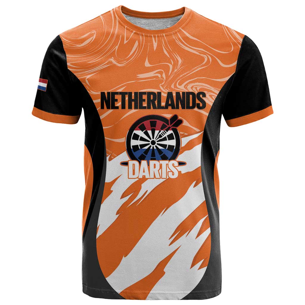 Custom Netherlands Darts T Shirt Come On Holland