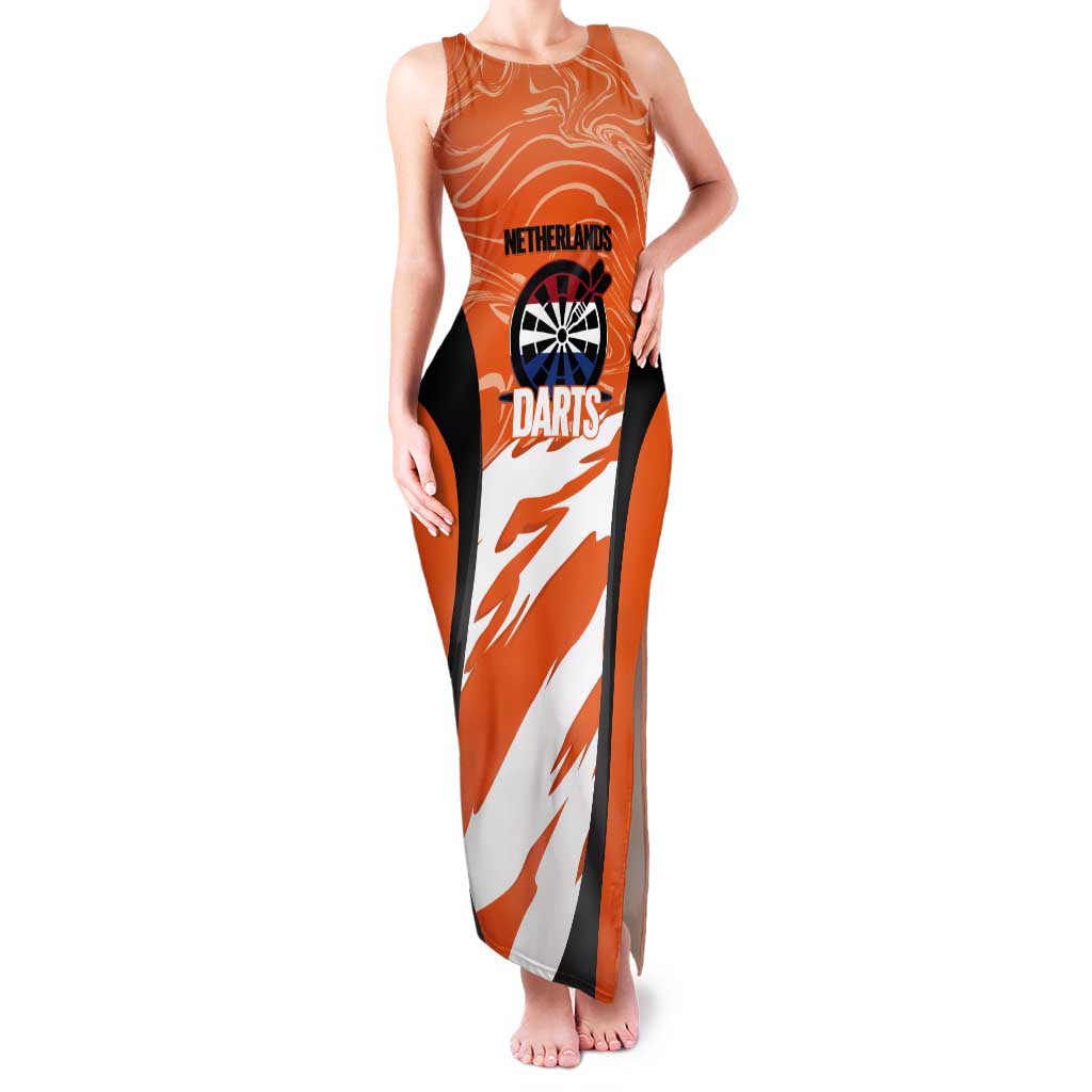 Custom Netherlands Darts Tank Maxi Dress Come On Holland