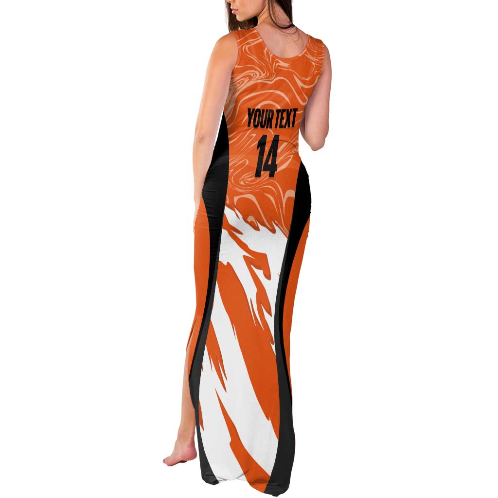 Custom Netherlands Darts Tank Maxi Dress Come On Holland