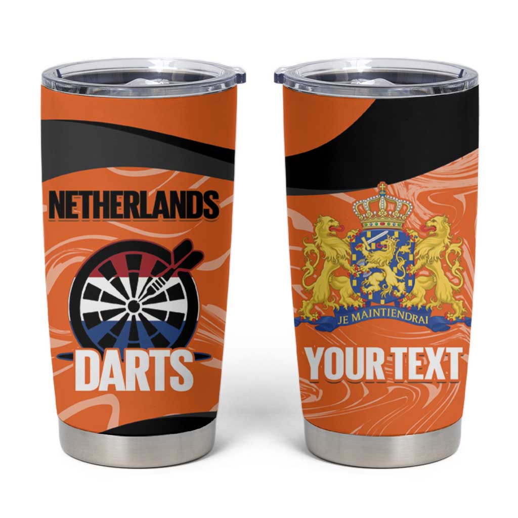 Custom Netherlands Darts Tumbler Cup Come On Holland