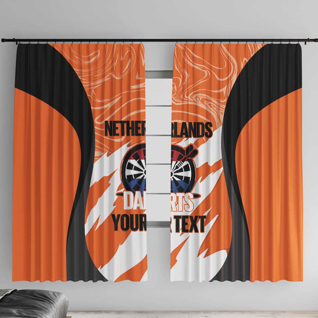 Custom Netherlands Darts Window Curtain Come On Holland