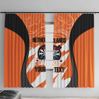 Custom Netherlands Darts Window Curtain Come On Holland