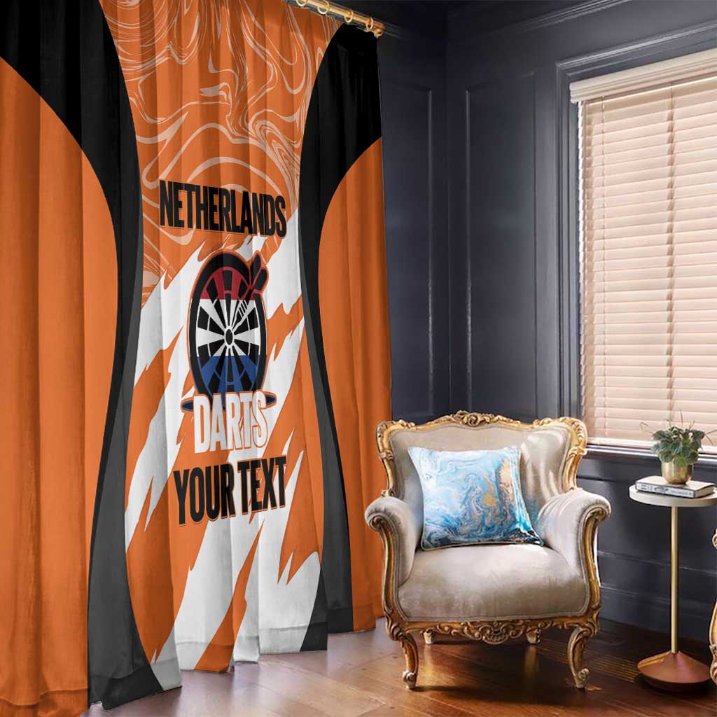 Custom Netherlands Darts Window Curtain Come On Holland
