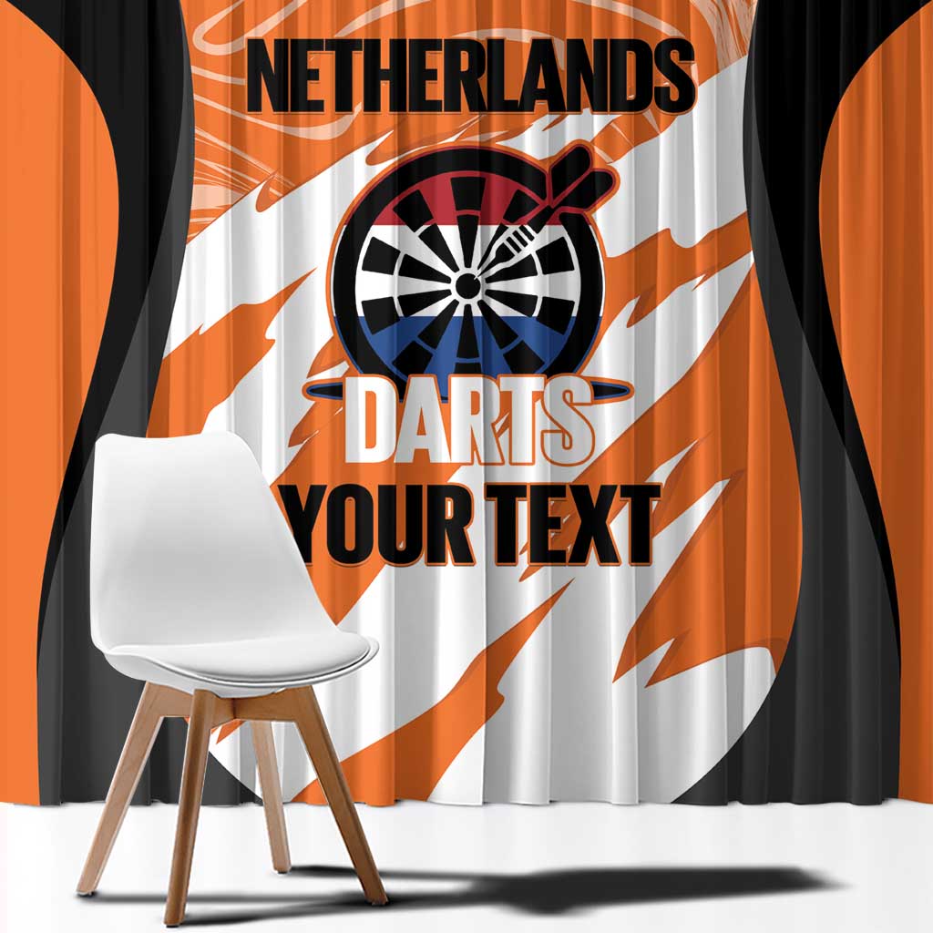 Custom Netherlands Darts Window Curtain Come On Holland