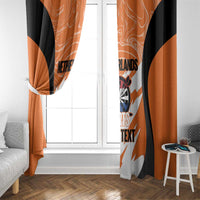 Custom Netherlands Darts Window Curtain Come On Holland