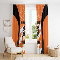 Custom Netherlands Darts Window Curtain Come On Holland