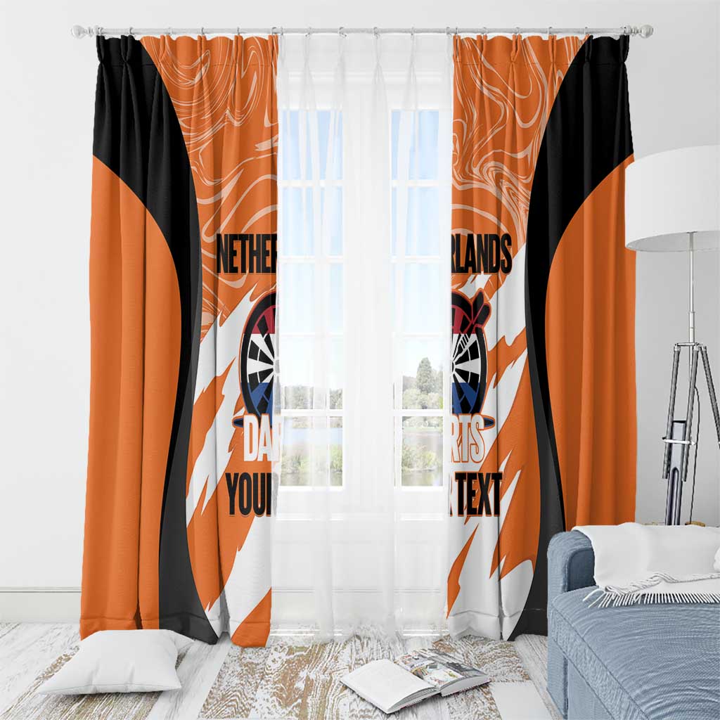 Custom Netherlands Darts Window Curtain Come On Holland