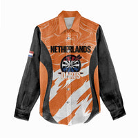 Custom Netherlands Darts Women Casual Shirt Come On Holland