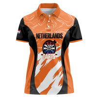 Custom Netherlands Darts Women Polo Shirt Come On Holland