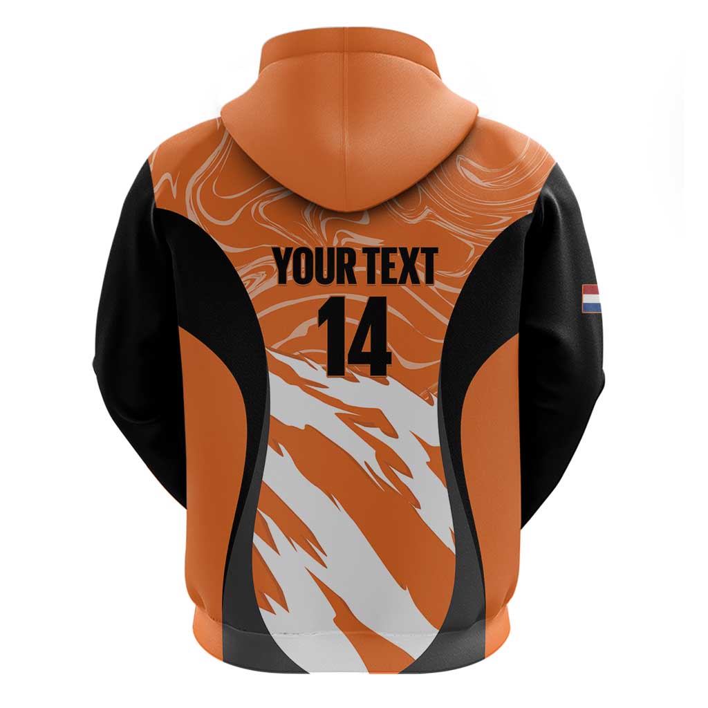 Custom Netherlands Darts Zip Hoodie Come On Holland