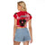 Austria Raglan Cropped T Shirt Austrian Coat Of Arms Simple Style - Wonder Print Shop