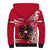 Personalised Austria Sherpa Hoodie Austrian Coat Of Arms Simple Style - Wonder Print Shop