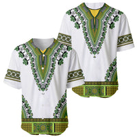 Africa Baseball Jersey African Dashiki Royal Green Version - Wonder Print Shop