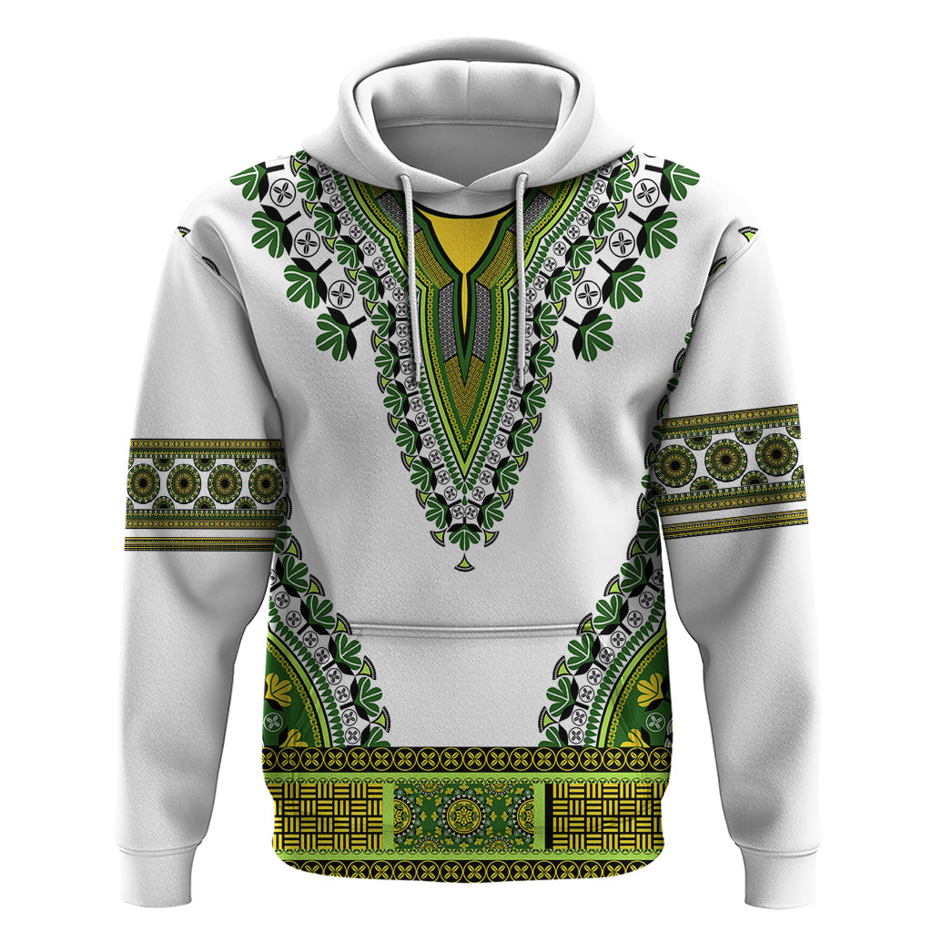 Africa Hoodie African Dashiki Royal Green Version - Wonder Print Shop