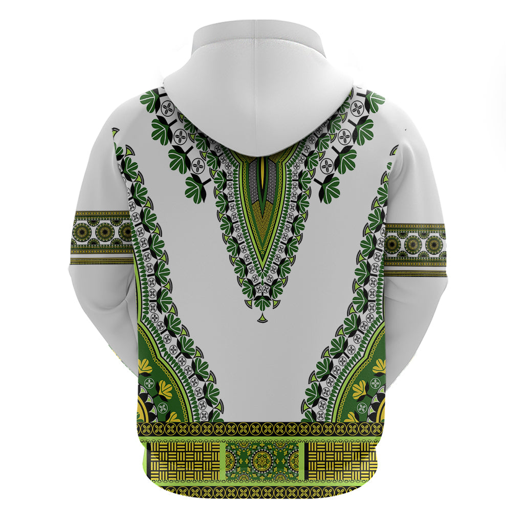 Africa Hoodie African Dashiki Royal Green Version - Wonder Print Shop