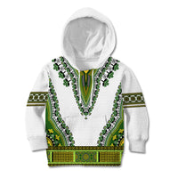Africa Kid Hoodie African Dashiki Royal Green Version - Wonder Print Shop