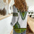 Africa Women Casual Shirt African Dashiki Royal Green Version - Wonder Print Shop