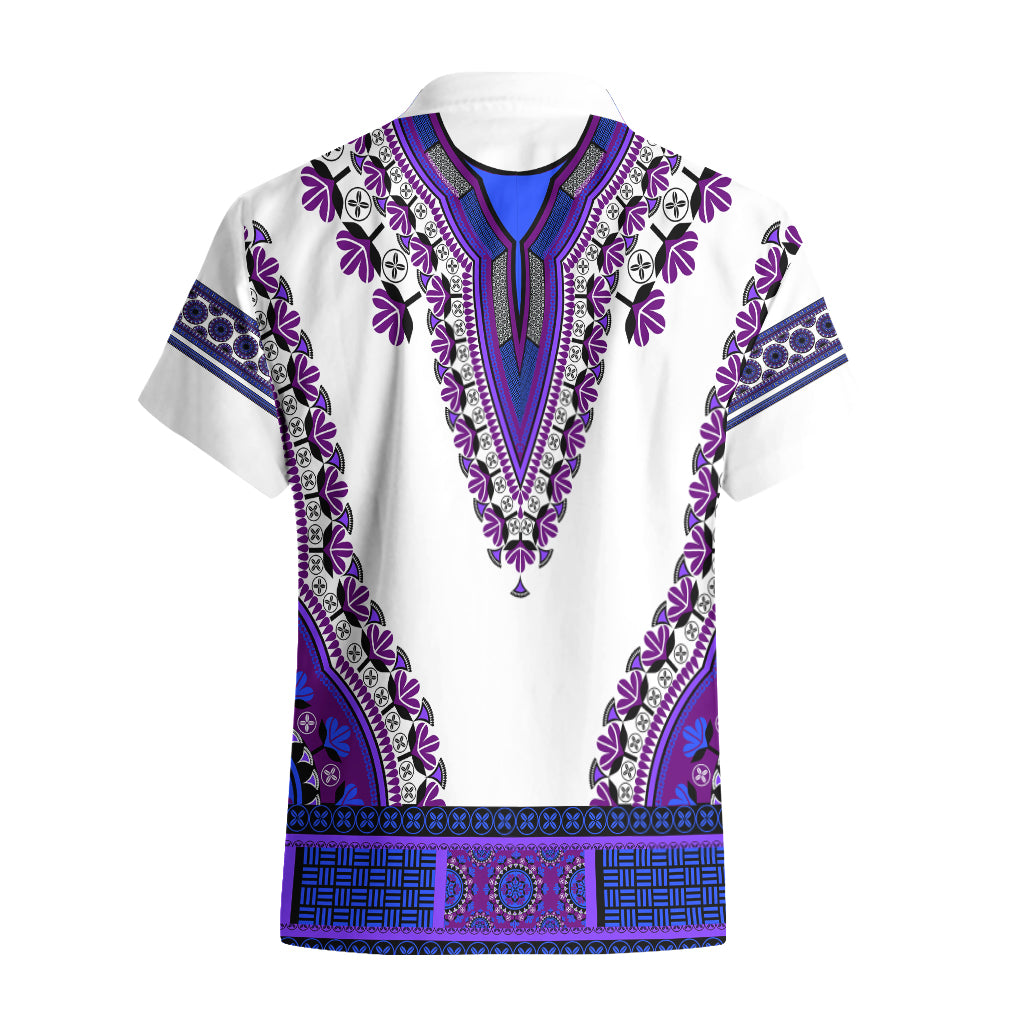 Africa Hawaiian Shirt African Dashiki Royal Purple Version - Wonder Print Shop