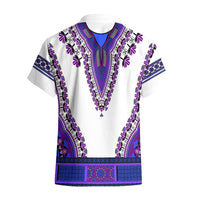 Africa Hawaiian Shirt African Dashiki Royal Purple Version - Wonder Print Shop