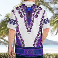 Africa Hawaiian Shirt African Dashiki Royal Purple Version - Wonder Print Shop